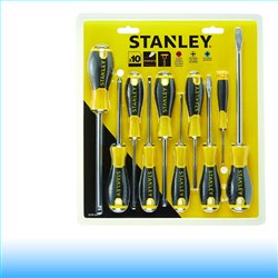 Stanley Essential csavarhúzó készlet - 10 részes