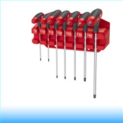 Milwaukee Rack T-Torxkulcs készlet Komfort markolattal 7 részes