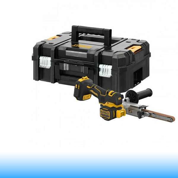 Dewalt akkus szalagcsiszoló XR DCM200NT-XJ 18V alapgép kofferben