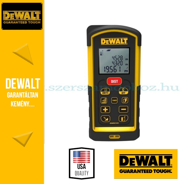 DeWalt DW03101-XJ Lézeres távolságmérő 100m