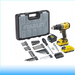 Stanley SFMCD715D2A-QW V20 Akkus ütvefúró-csavarozó készlet (60Nm/18V/2x2,0Ah), koffer