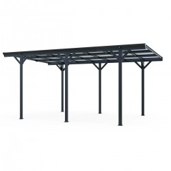 Riwall RMCP 16x10 Anthracite - alumínium kocsibeálló 5 x 3 m, antracit