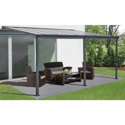 Riwall RMPP 16x10 Anthracite - alumínium pergola 5 x 3 m, antracit