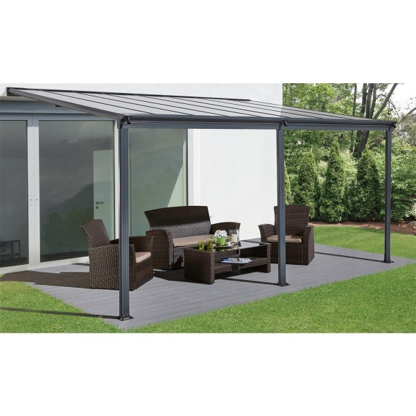 Riwall RMPP 16x10 Anthracite - alumínium pergola 5 x 3 m, antracit