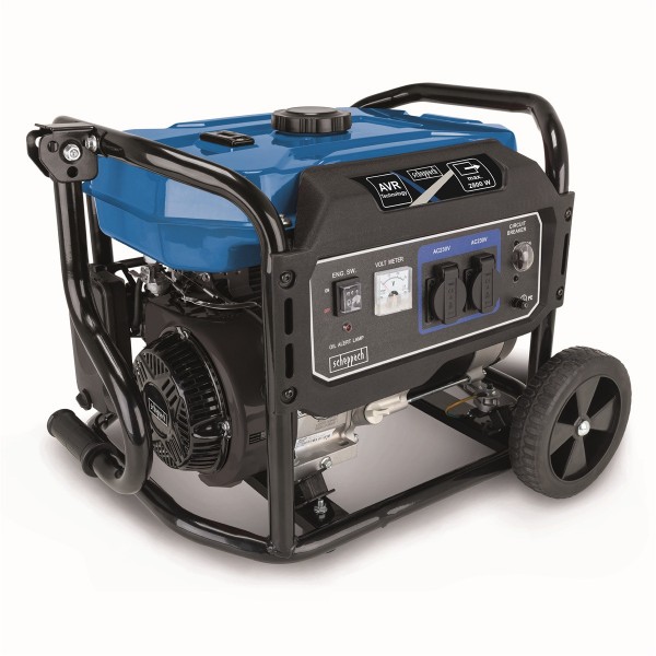 SCHEPPACH SG 3200x - vázszerkezetes áramfejlesztő 2800 W, AVR szabályozással