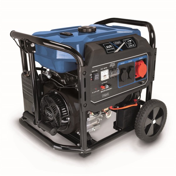 Scheppach SG 7100x - keretes áramfejlesztő 5500 W AVR szabályozással és elektromos indítással