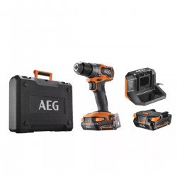 AEG  BS18SBL2-202C 18 V-os subkompakt szénkefe nélküli fúrócsavarozó