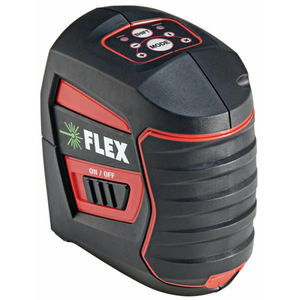 FLEX ALC 2/1-G/R önszintező keresztvonalas lézer, vevő üzemmóddal